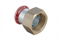 Produktbild: GEBERIT MAPRESS C-Stahl &Uuml;bergang 15mm x 3/4", verzinkt, &Uuml;M, flachdichtend 