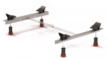 Produktbild: MEPA Badewannenfuss, Typ WSuni Länge verstellbar 245 - 480 mm