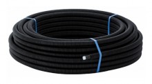 Produktbild: GEBERIT MeplaFlex Metallverbundrohr mit Schutzrohr 20 x 2,5 mm Schwarz Rolle 50 Meter