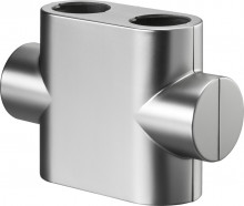 Produktbild: OVENTROP Design-Abdeckung f Anschlussarm. Durchgangsform verchromt