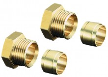 Produktbild: OVENTROP Messing-Klemmringverschraubung 10 mm, für Zweistrangfilter