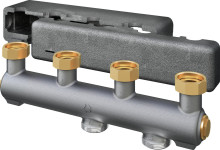 Produktbild: OVENTROP Verteilerbalken für Regumat für 2 Heizkreise DN 25, aus Grauguss