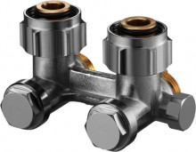 Produktbild: OVENTROP ZBU-Absperrverschrbg. m.Voreins 3/4"&Uuml;M x 3/4"AG, Eck