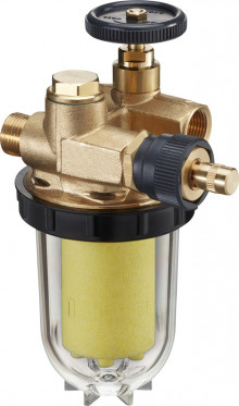 Produktbild: &Ouml;lfilter mit R&uuml;cklaufzuf&uuml;hrung 3/8", mit Siku-Einsatz 50 - 75 my 