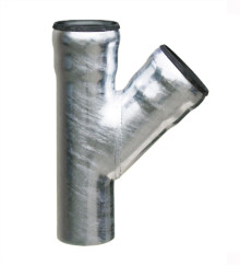 Produktbild: Original LORO-X Abzweig, verzinkt DN 50, 45&deg;