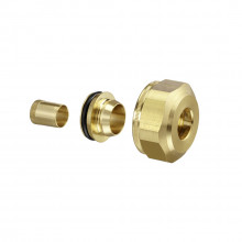 Produktbild:  Klemmringverschraubung für Solar Set a 2 Stück, Messing, DN25 15mm
