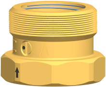Produktbild: PAW SBM Schwerkraftbremse DN25 aufstellb 1 1/2" IGxAG, L: 28 mm
