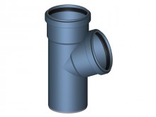 Produktbild: POLOPLAST POLO-KAL NG-Einfach-Abzweig PKEA 45°, DN 125/110 mit Muffe