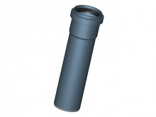 Produktbild: Poloplast POLO-KAL NG Steckmuffenrohr PKEM DN 32, 150 mm, mit  Muffe  schalldämmend  