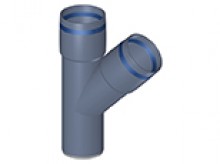 Produktbild: Poloplast 102211 POLO-KAL XS Abzweig PKXEA 45&deg; DN 90 / 90 