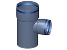 Produktbild: Poloplast 102229 POLO-KAL XS Abzweig PKXEA 87,5° DN 110 / 75