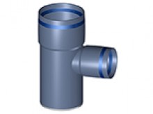 Produktbild: Poloplast 102220 POLO-KAL XS Abzweig PKXEA 87,5° DN 75 / 50