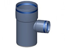 Produktbild: Poloplast 102830 POLO-KAL XS Abzweig PKXEA 87,5° DN 90 / 50