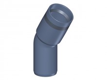 Produktbild: Poloplast 102101 POLO-KAL XS Bogen PKXB 30&deg; DN 32 