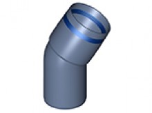 Produktbild: Poloplast 102121 POLO-KAL XS Bogen PKXB 30&deg; DN 50 