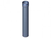 Produktbild: Poloplast 102043 POLO-KAL XS Steckmuffenrohr PKXEM DN 110, 1000 mm 