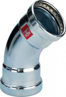 Produktbild: PRESTABO XL-Bogen, 45°, 1126XL 88.9 mm