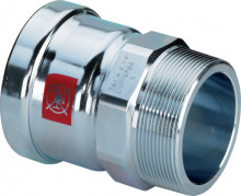 Produktbild: Viega PRESTABO XL-Übergangsstück AG, 1111XL 76,1 mm x 2 1/2", mit Mehrkant