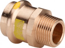 Produktbild: PROFIPRESS GAS Übergang AG, Rotguss 2611 22 mm x 1/2"