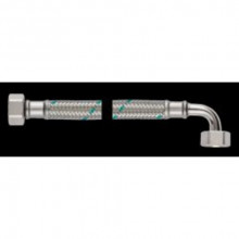 Produktbild: Panzerschläuche für Sanitär und Heizung 1/2" IG 1/2" IG Bogen 700 mm