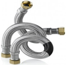 Produktbild: Panzerschl&auml;uche f&uuml;r Sanit&auml;r und Heizung 3/4" IG  3/4" IG  500 mm