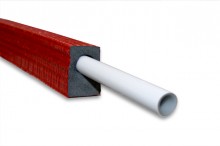 Produktbild: ROTH Alu-Laserplus-Rohr mit 100% Dämmung, Rolle   20 mm, Rolle: 25 Meter asymetrisch   