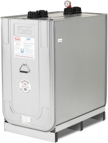 Produktbild: ROTH Doppelwand-Tank DWT plus 3 750 L, m. Fußgestell, 1100x700x1280 mm
