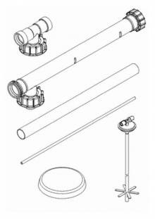 Produktbild: ROTH Füllsystem Füllstar 6 Erweiterung Block B 840 mm, für KWT-C 750