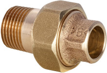 Produktbild: Rotguss-L&ouml;tfitting Rohrverschraubung 4341 G 15x1/2" AG kd