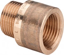 Produktbild: VIEGA Rotguss Hahnverlängerung 3525 3/4", 40 mm, Innenvielkant