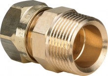 Produktbild: Viega SANFIX Klemmverschraubung 2011 20 x 3/4" AG, Rotguss # 102289 