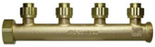 Produktbild: SANIPEX Verteiler aus Rotguss f. 24 BW 4-fach, G 1 x 16 mm, 5423.016