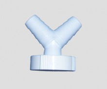 Produktbild: SANIT Doppelgeräteanschluss mit Dichtring G1