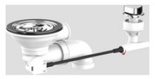 Produktbild: SANIT K&ouml;rbchen-Ablaufgarnitur G3 1/2 ohne &Uuml;berlauf 37.148.00..0000