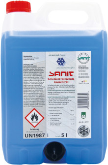 Produktbild: SANIT Scheibenklar, Frostschutz -30 Grad im 5 Liter Kanister