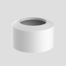 Produktbild: SANIT WC Abdeckrosette / Klapprosette zweiteilig DN 100 weiß # 58302010099
