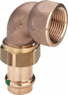 Produktbild: SANPRESS Winkelverschrbg. Rotg. 2255 35 mm x 1 1/4" IG flachdichtend 