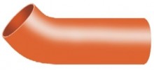 Produktbild: SML Bogen aus Gusseisen m.250mm Schenkel  DN 100 45 Grad 