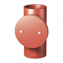 Produktbild: SML Reinigungsrohr aus Gusseisen  DN 50 mit rundem oder ovalem Deckel 