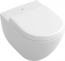 Produktbild: VILLEROY & BOCH SUBWAY Wand-Flachspül-WC, weiß mit Beschichtung CeramicPlus