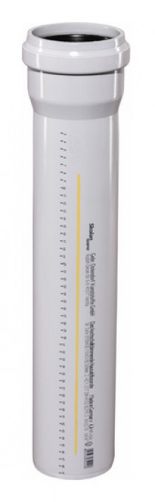 Produktbild: SKOLANsafe Rohr Passlängen mit Muffe DN 110 x 1000 mm 