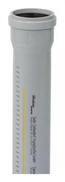 Produktbild: SKOLANsafe Rohr Passlängen mit Muffe DN 78 x 500 mm 