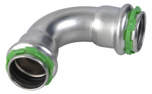 Produktbild: SudoPress Edelstahl Bogen VCE 002 A d 18 I/I 90° mit EPDM O-Ring