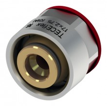 Produktbild: TECEflex Klemm-Anschlussadapter vernickelt 16 mm x 3/4" IG für MV-Verbundrohr 