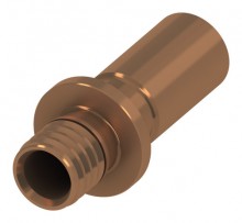 Produktbild: TECEflex Presslötanschluss CU Rohr 15 mm auf TECEflex 16 mm,Rotguss/Siliziumbronze