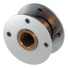 Produktbild: TECEflex Wanddurchführung mit Druckring 16 mm x 1/2" IG, Rotguss/Siliziumbronze, ohne Druckhülse