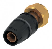Produktbild: TECElogo Rotguss Verschraubung flachdichtend, 16 mm x 1/2"