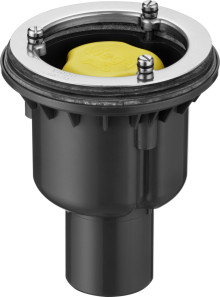 Produktbild: TEMPOPLEX Ablaufgarnitur 6965.1, senkr. Kunststoff, mit 90 mm Ablaufloch