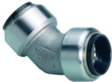 Produktbild: Tectite 3692154 Steck-Fitting Bogen Edelstahl 54 mm 45&deg; IG/IG