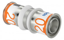Produktbild: UPONOR S-Press PLUS Kupplung 20 x 20 mm, aus Messing verzinnt 